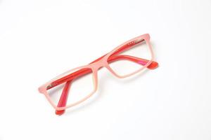 glasögon isolerade på vitt foto