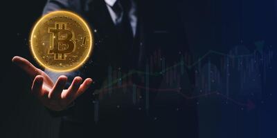 handel handel med kryptovaluta mynt bitcoinbörser investerar metaverse aktier foto