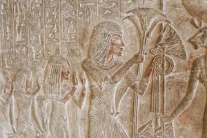 egyptisk tablett i egyptiskt museum, kairo, egypten foto