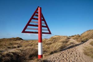 kustlinjen av sylt, nordfrisia, tyskland foto