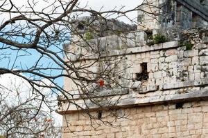 forntida ruiner vid chichen itza foto