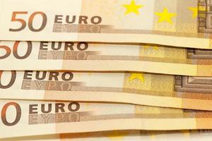femtio euro, närbild foto