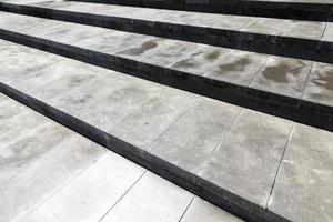 trappor gjorda av betong, närbild foto
