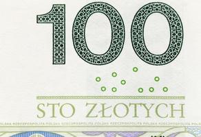 polska pengar, närbild foto