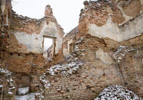 slottsruin i europa foto