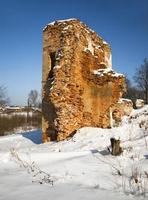 fästning ruiner på nära håll foto