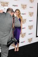 los angeles, 25 juni - eric charbonneau, amber hördes på magic mike xxl-premiären på tcl chinese theatre den 25 juni 2015 i los angeles, ca. foto