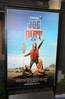 los angeles, 24 juni - joe dirt 2-affisch på joe dirt 2 - vacker loserpremiär på sony studios den 24 juni 2015 i culver city, ca. foto