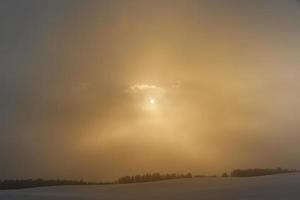 färgglad himmel under solnedgången foto