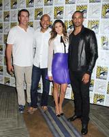 san diego, 25 juli - rob riggle, keegan-michael key, daman wayans jr, nina dobrev på bates motel press line, comic-con international 2014 den 25 juli 2014 i san diego, ca. foto