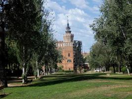 park eller trädgårdar av citadellet i staden Barcelona foto