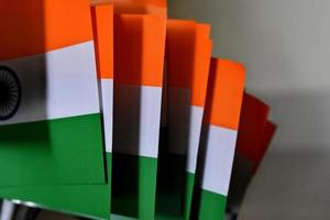 Indiens nationella flagga foto