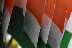 Indiens nationella flagga foto