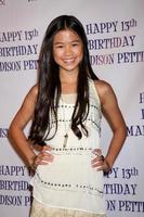 los angeles, 31 juli - tiffany espensen anländer till 13-årsfesten för madison pettis i eden den 31 juli 2011 i los angeles, ca. foto