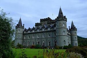 hisnande inveraray slott i Skottland foto