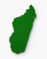 madagaskar karta jord mark geologi tvärsnitt med grönt gräs 3d illustration foto