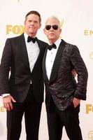 los angeles, 20 sep - david murray, ryan murphy vid primetime emmy awards ankomster till microsoft theater den 20 september 2015 i los angeles, ca foto