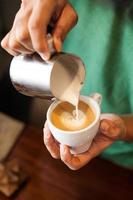 cappuccino med latte art