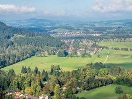 landskapsvy i Bayern, Tyskland foto