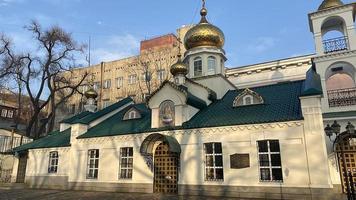 kyrkan av antagandet av guds moder. Vladivostok, Ryssland foto