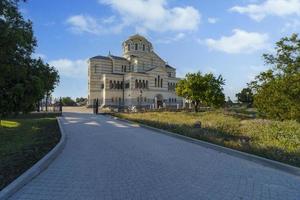 Vladimirs katedral i Chersonesos. sevastopol foto