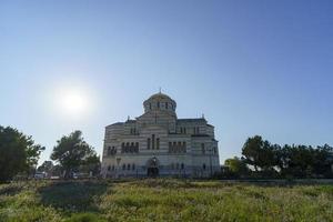 Vladimirs katedral i Chersonesos. sevastopol foto