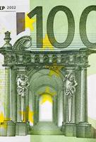 hundra euro, närbild foto