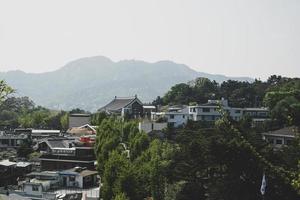 landskapet i seoul, korea foto