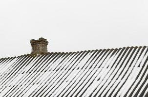 snö på vintern, närbild foto