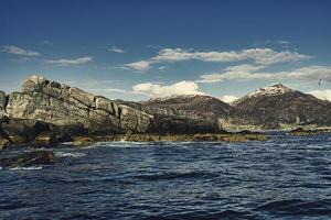 fiske i norge, selje. ett paradis för fiskesemester. njut av det hisnande landskapet med båt. foto