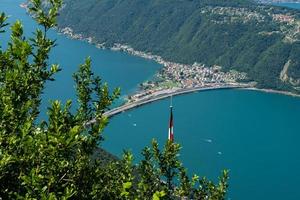 utsikt från balkongen i Italien foto