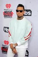 los angeles, 3 april - chris brown på iheart radio music awards 2016 ankomster till forumet den 3 april 2016 i Inglewood, ca. foto