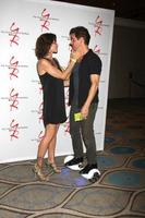 los angeles, 15 aug - Stacy Haiduk, Christian Leblanc på the young and the restless fanklubbevenemang på Universal Sheraton Hotel den 15 augusti 2015 i Universal City, ca. foto