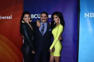 los angeles, 7 januari - asa soltan rahmati, reza farahan, lilly ghalichi deltar på nbcuniversal 2013 tca winter press tour på langham huntington hotel den 7 januari 2013 i pasadena, ca. foto