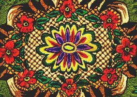 rumänska folk sömlösa mönster ornament. rumänska traditionella broderier. etnisk textur design. traditionell mattdesign. mattprydnader. rustik mattdesign. foto