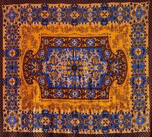 rumänska folk sömlösa mönster ornament. rumänska traditionella broderier. etnisk textur design. traditionell mattdesign. mattprydnader. rustik mattdesign foto
