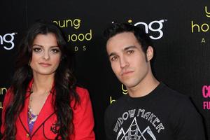 los angeles, 20 maj - bebe rexha, pete wentz anländer till 2011 års Young Hollywood Awards på club nokia at la live den 20 maj 2011 i los angeles, ca. foto