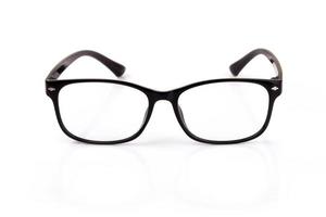 glasögon isolerad på vit bakgrund foto