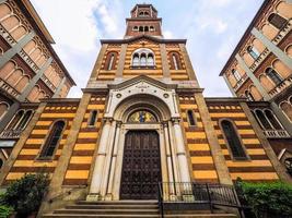 hdr san giovanni evangelista kyrka i turin foto