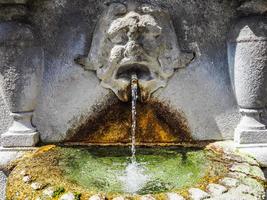 hdr fontana dei mascheroni i turin foto