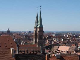 Flygfoto över Nürnberg foto