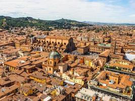 hdr flygfoto över bologna foto