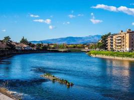 hdr river adige i verona foto