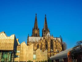 hdr st peters katedral i koeln foto