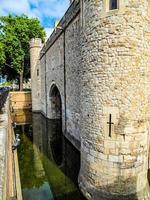 hdr traitors gate vid tower of london foto