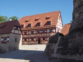 nuernberger burg slott i nuernberg foto