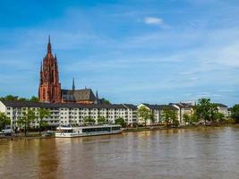 hdr utsikt över frankfurt, tyskland foto