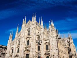 hdr duomo di milano katedralen i milano foto