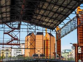 hdr parco dora industriruiner i turin foto