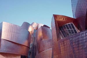 bilbao, bizkaia, spanien, 2022 - guggenheim museum bilbao arkitektur, resmål foto